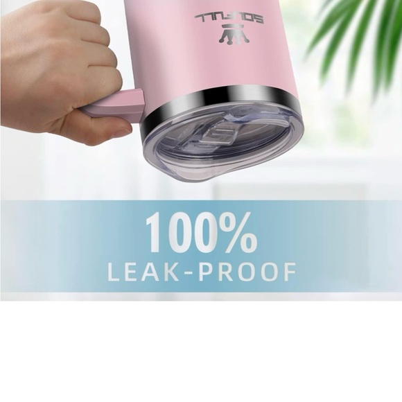 Soufull Tumbler pink and blue 40oz - Picture 2 of 6